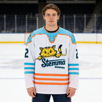 Maillot de hockey sur glace personnalisé pour homme avec logo brodé New York, en tissu sergé, avec nom d'équipe personnalisé à prix compétitif