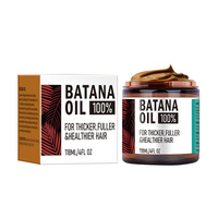 Pure Organic Raw 100% Batana Oil Non Raffiné pour des cheveux plus épais et plus sains Hydratant Lissant Traitement des cheveux Croissance des cheveux