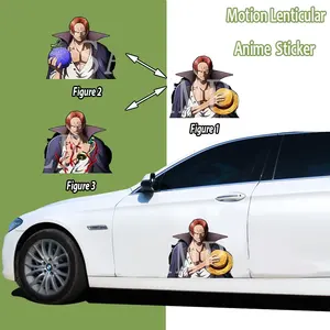 Adesivi magici Flip 3D alla rinfusa a buon mercato per feste, riempitivi per borsa regalo di San Valentino, <span class=keywords><strong>Anime</strong></span> 3D, adesivi lenticolari - Product Image 5