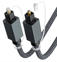 Câble audio numérique optique à fibre Toslink SPDIF coaxial 1m mâle-mâle pour amplificateurs, lecteurs, PS4, barre de son