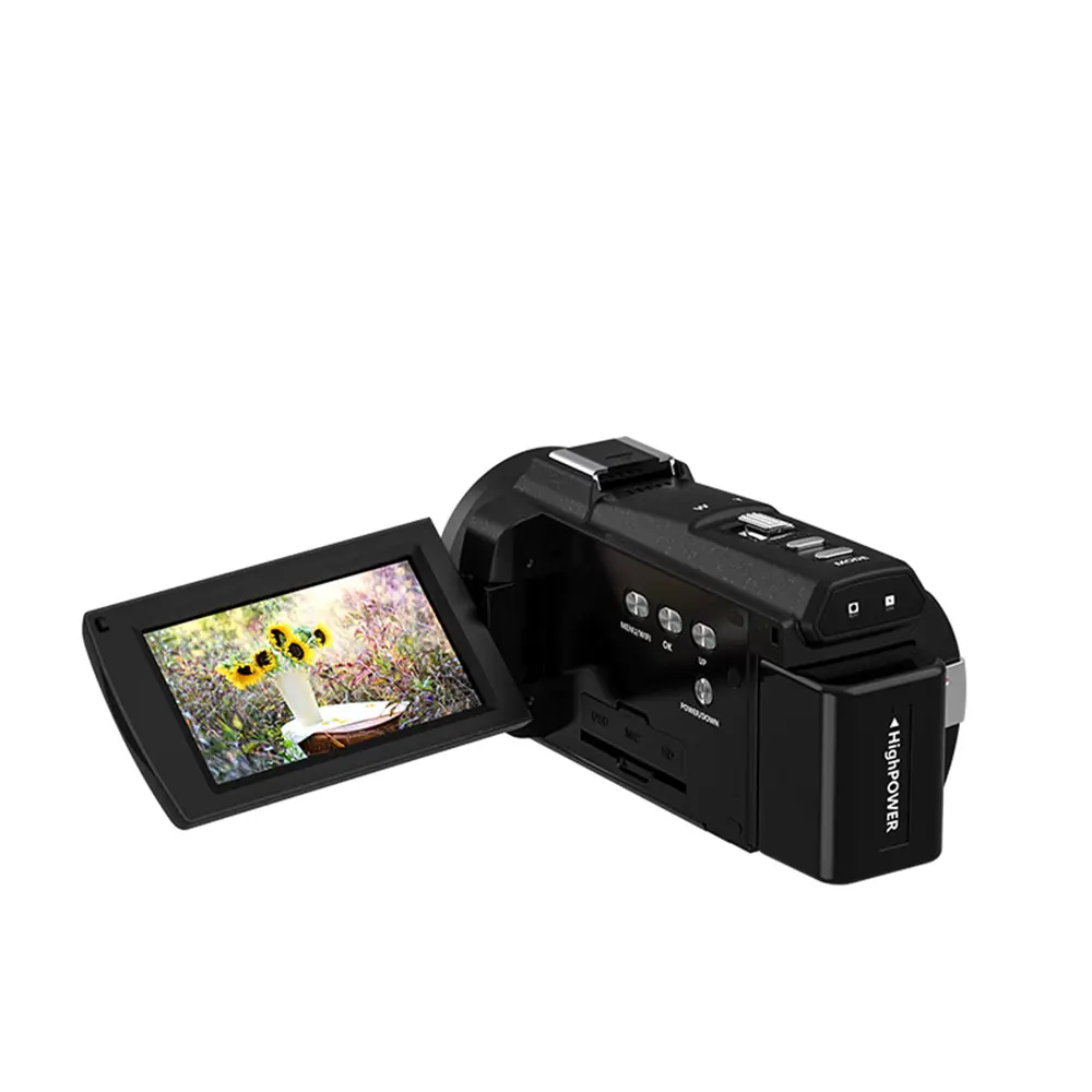 3.0 inch LCD screen 4K 60FPS Rechargeable Osd Digital Video Cameras Youtube Wifi Ca