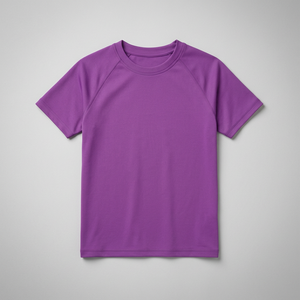 Camiseta Deportiva de Manga Corta para Hombre, Color Morado, de Secado Rápido, Unisex, de Poliéster - Product Image 3