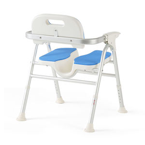 Chaise <span class=keywords><strong>de</strong></span> <span class=keywords><strong>douche</strong></span> minimaliste en aluminium robuste YR-6502, dossier réglable, accoudoirs pliables, portable, 250 kg, antidérapante, pour personnes âgées, salle <span class=keywords><strong>de</strong></span> bain - Product Image 3