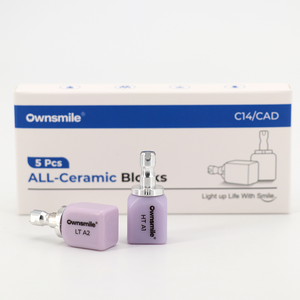 Ownsmile C14 Verre Céramique Lithium Disilicate HT MT LT Céramique Dentaire A1 A2 A3 5 pièces/boîte pour Facettes et Couronnes - Product Image 3