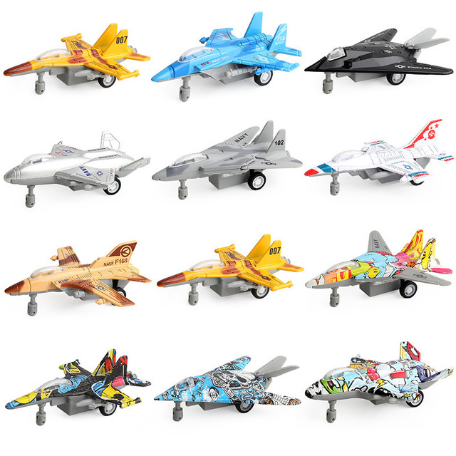 2023 New Arrival Diecast Model Toys Mini Plane Airplane Flying Toys Model Plane Aircraft for Kids