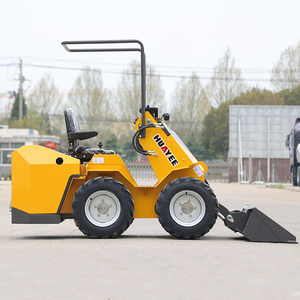 Heavy Duty Free Shipping Chinese Factory Hot <b>Stand</b> on Wheel Small Mini Skid Steer with Attachments Skids Teer Track for Sale - Product Image 4