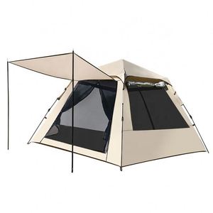 Carpa de Camping Grande de 1500-2000 mm, Plegable, Automática, Portátil, de Apertura Rápida, Impermeable, para 5-8 Personas, de Tela Oxford para Exteriores, para las Cuatro Estaciones - Product Image 1