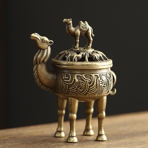 35 Designs Brûleur d'encens chinois en métal pour aromathérapie, pour encens en cendres de bois de santal et encens en forme de poire d'oie - Product Image 6