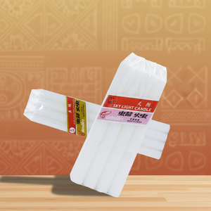 Bougies de prière blanches en paraffine bon marché du Nigéria, en vrac, pour Noël, faites à la main, avec fonction de réallumage - Product Image 1