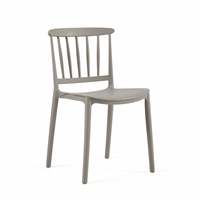 Chaises de salle à manger en plastique minimalistes, légères, empilables, durables, en PP, design moderne, pour la maison, le café, le restaurant et le bureau, directement de l'usine