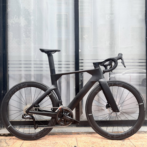 <span class=keywords><strong>Bicicleta</strong></span> de Carretera de Carbono 700C, Cuadro, Horquilla, Manillar, Tija de Sillín de Carbono, Ruedas de Carbono, Shimano 105 - Product Image 6