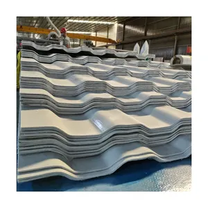 Personalized Fiberglass Cooling Tower Wall Tiles Sheet Impact Resistance Corrugated Frp Gel Coat Tile