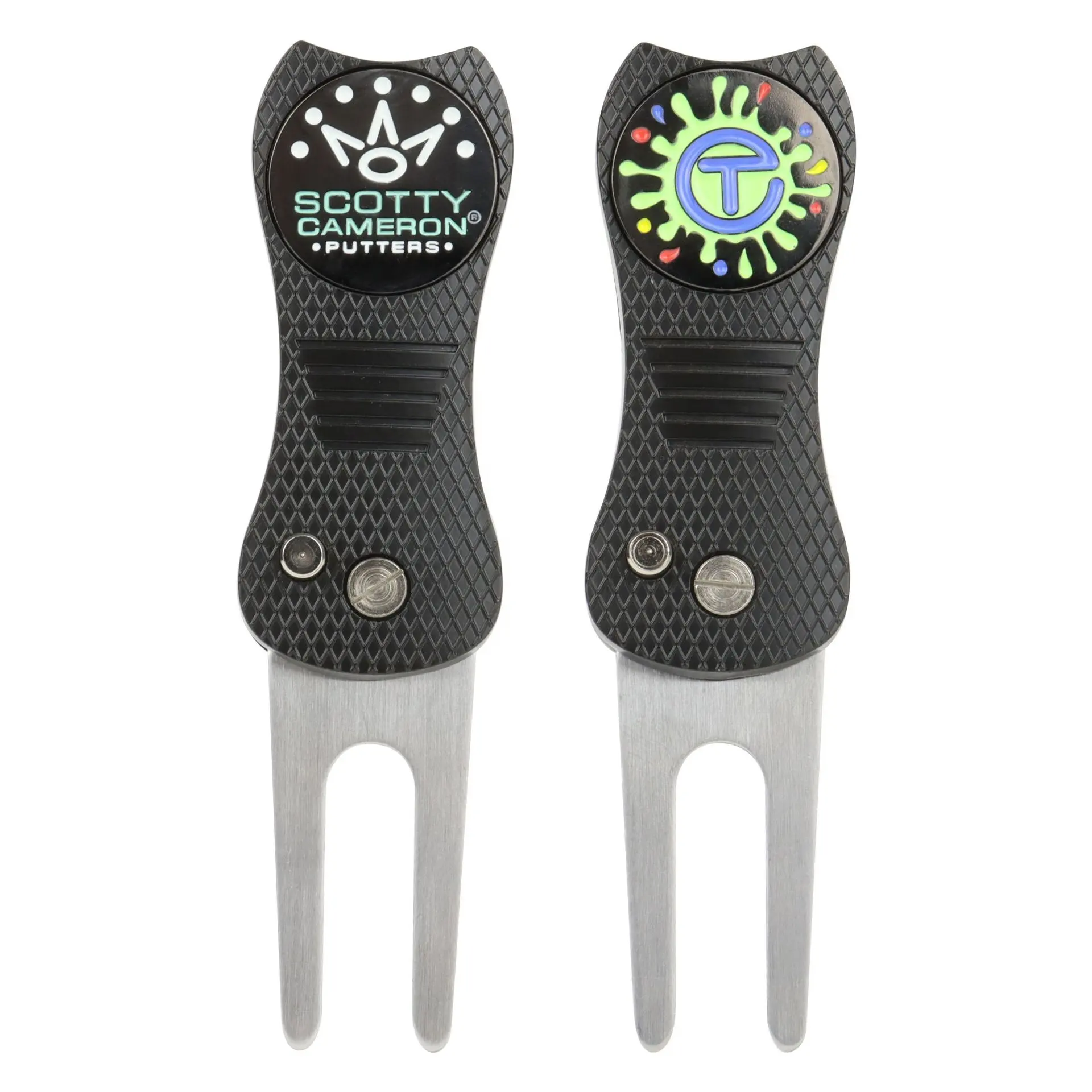 Ganzmetall Faltbares Switchblade Golf Divot Reparatur werkzeug Golf Gabeln Golf Divot Tool