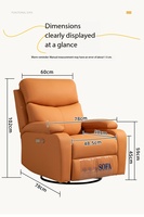 Sillón de Masaje Multifuncional, Individual, Moderno, Eléctrico, para Sala de Estar, Cabina Espacial, para el Hogar, para el Ocio