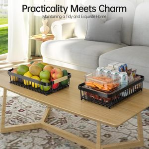 Étagère de rangement en métal à double niveau, détachable, type sur pied, panier à fruits et légumes pour l'organisation de la <span class=keywords><strong>cuisine</strong></span> - Product Image 4