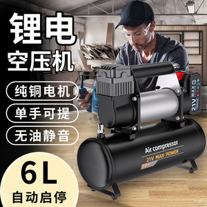 Compresor de Aire Portátil de 21V con Batería de Litio, Inflador de Neumáticos para Auto y Uso Doméstico - Product Image 4