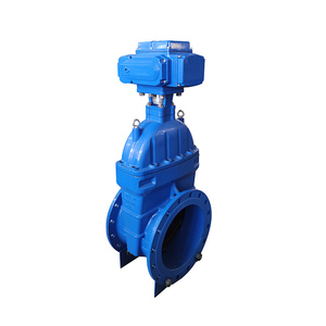 Válvula de Compuerta de Doble Brida Inteligente Ajustable DN100 para Alta Temperatura - Product Image 1