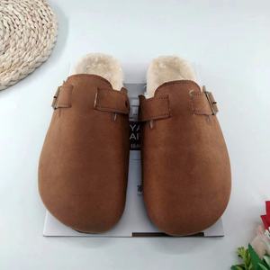 Acogedor algodón interior para zapatillas para mujer, bonitos zapatos <span class=keywords><strong>de</strong></span> <span class=keywords><strong>Casa</strong></span> personalizables con suela <span class=keywords><strong>de</strong></span> EVA, fábrica al por mayor, hazaña antideslizante <span class=keywords><strong>de</strong></span> invierno - Product Image 3