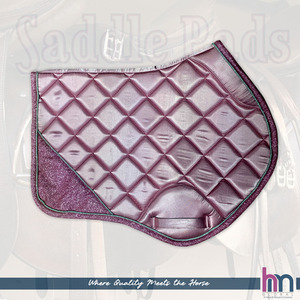 GP/Jumping HMGLOBAL HMG-SP-6071 Almohadilla de Silla de Montar Clásica, Duradera y Cómoda, Hecha de Tela Satinada con Parche Brillante y Malla de Espuma de 18mm - Product Image 5