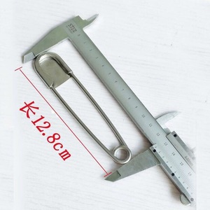 <span class=keywords><strong>Épingles</strong></span> de sûreté en acier inoxydable 3,2x127mm 30g, grandes <span class=keywords><strong>épingles</strong></span> de type lessive, fabrication professionnelle - Product Image 5
