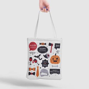 DLBZ Holiday Style Designer Portable Recycled Rope Handle Eco-friendly Custom Canvas <b>Tote</b> Shopping <b>Bag</b> with Custom Logo - Product Image 3