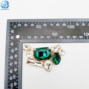 Irregular Rhinestone Crystal <strong>Shoe</strong> Brooch Customized Buckle Pins Detachable <strong>Shoe</strong> <strong>Clip</strong> for Women <strong>Shoes</strong> <strong>Decorative</strong> Accessories - Product Image 2