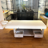 Table de massage et lit de soin thaïlandais moderne et réglable - Équipement de spa professionnel avec éponge haute densité pour hôtel et usage extérieur