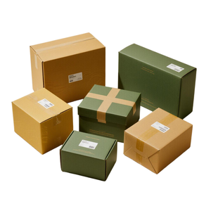 Cajas de correo portátiles ecológicas personalizadas de 7 capas, grandes troqueladas estándar, lámina de oro compensada, grabado mate, entrega de Exportación personalizada - Product Image 3