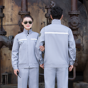 Acidproof chống tĩnh chống cháy FR công nhân lao động áo bảo hộ lao động đồng phục Coverall chống axit kiềm kháng làm việc Áo khoác - Product Image 5