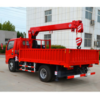 Camion Offre Spéciale 8T avec grue Grue montée sur camion Bras télescopique Grue montée sur camion à flèche hydraulique Fabricant de grues à vendre
