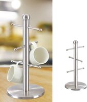 Support de tasses élégant pour comptoir de cuisine, organiseur de mugs et de tasses au design élégant