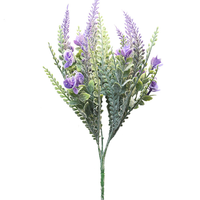 Bestseller Realistische Künstliche Lavendel-Dekorationsblumen 35cm Leichtgewichtig Langlebig für Muttertag Hochzeit Abschlussfeier Chinesisch