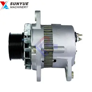 Alternador para excavadora Komatsu 600-821-6190 0-33000 6580-01332002 24V 30A, 12 V, 12 V, 12 V