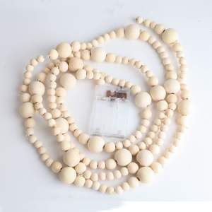 Guirlande <span class=keywords><strong>de</strong></span> perles en bois illuminée par LED bon marché pour la décoration d'arbre <span class=keywords><strong>de</strong></span> <span class=keywords><strong>Noël</strong></span> à la maison pour la décoration intérieure festive - Product Image 2