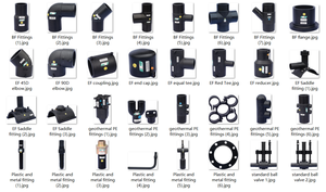 <span class=keywords><strong>PE</strong></span> phụ kiện polyethylene HDPE phụ kiện electrofusion 90 độ khuỷu tay - Product Image 6