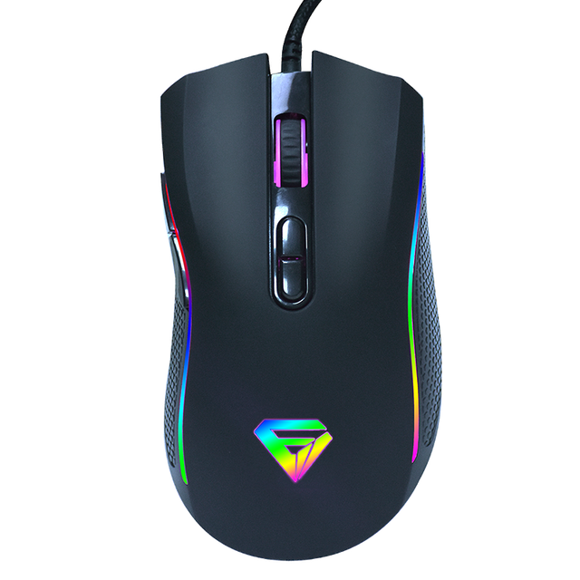 Custom Logo Wired Gaming Mouse Cheap Rgb 7D Button Usb 16000 Dpi Led Wired Mouse Gamer