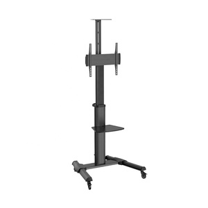 Supporto per carrello <span class=keywords><strong>TV</strong></span> <span class=keywords><strong>Mobile</strong></span> in alluminio regolabile in altezza con manovella dal Design <span class=keywords><strong>moderno</strong></span> - Product Image 6
