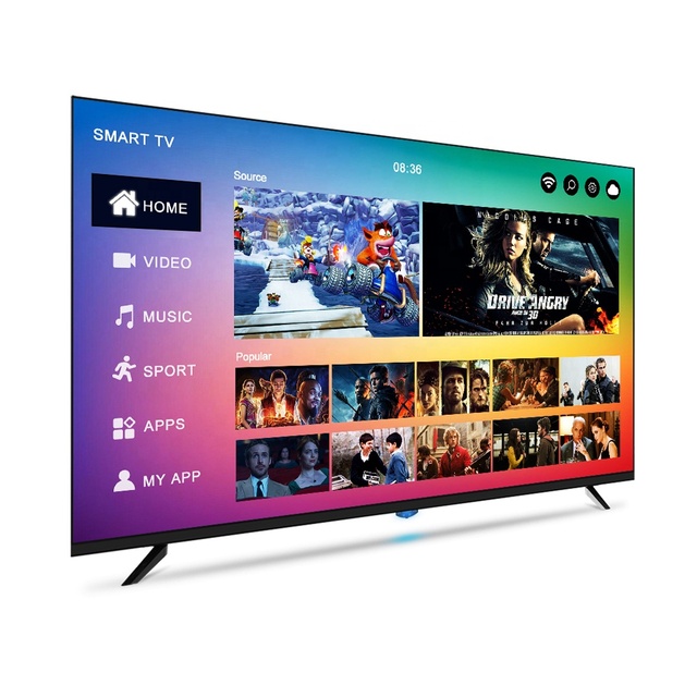 OEM Frameless Television 50 55 60 65 70 75 80 85 98 Inches Screen Android Webos Wifi 4k 8k UHD Smart Qled Miniled Tv