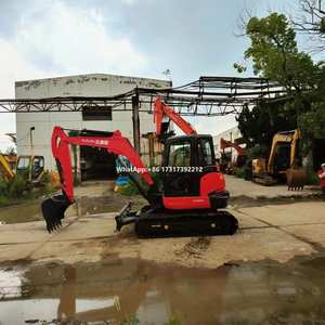 Mini-excavatrice hydraulique sur chenilles d'occasion de marque supérieure KX165, 6 tonnes, 5 tonnes, petite, d'origine japonaise - Product Image 4