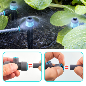 Kit <span class=keywords><strong>d</strong></span>'Irrigation Yongquan Bricolage à Insertion Rapide avec Buses, <span class=keywords><strong>Arrosage</strong></span> Goutte à Goutte et Pulvérisation <span class=keywords><strong>pour</strong></span> <span class=keywords><strong>Jardin</strong></span>, Fleurs et Plantes - Product Image 5