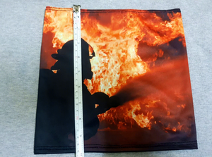 Drapeau de l'Association des pompiers de l'État du Colorado, impression numérique sur tissu, art numérique, 24x36 pouces, décoration intérieure - Product Image 1