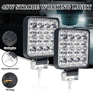 Faro da Lavoro a LED 12V 16SMD per Auto, Super Luminoso, Impermeabile, per Fuoristrada, Camion, SUV, Trattori, Accessori Auto - Product Image 6