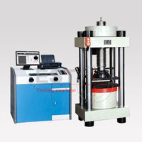 Yisite EYAW 2000S 2000KN Probador de Compresión de Hormigón Hidráulico Computarizado con Motor de Tornillo para Módulo Elástico de Cemento y Ladrillo