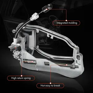 Para X5 E53 2000-2006 Portador de manija de puerta de coche delantera derecha Nueva cerradura para lado del <span class=keywords><strong>conductor</strong></span> LJZ 51218243616 - Product Image 3