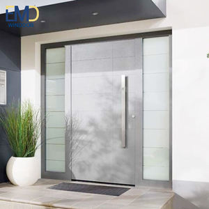 ประตูหน้ากระจกพร้อมบานพับแบบหมุนเพื่อการใช้งานที่ราบรื่น - Product Image 3