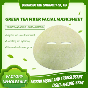 <span class=keywords><strong>Mascarilla</strong></span> Facial de <span class=keywords><strong>Tela</strong></span> No Tejida con Extracto de Té Verde Y318, Biodegradable, de Fibra Vegetal Natural Coloreada, Fibra de <span class=keywords><strong>Cobre</strong></span> y Amoníaco, para el Cuidado de la Piel - Product Image 2