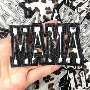 10 pcs נמר אות אמא טלאי ברק על רקמה אפליק רקמה אפליק עבור חולצה מעיל מערב סגנון diy מלאכה - Product Image 2