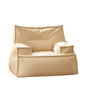 Muebles para el Hogar de Diseño Wabi-Sabi Personalizados, Sofá para Sala de Estar, Sillón Relajante, Cómodo, de Cuero, Individual, Giratorio, para Dormitorio - Product Image 6