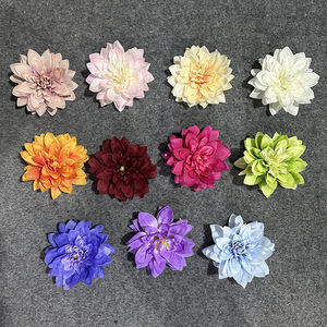 Épingles à cheveux fleurs artificielles Dahlia rêveuses, fleurs en soie, accessoires de photographie de mariage, décoration extérieure, couronnes DIY - Product Image 2
