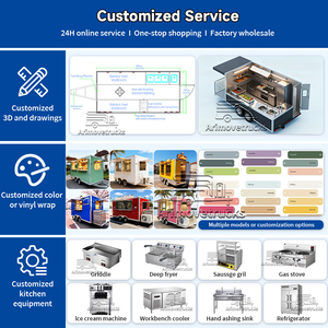 Remolque <span class=keywords><strong>de</strong></span> Comida Callejera, Carrito Móvil para Helados y Queso, Remolque para Postres, Waffles, Crepas, Panqueques, <span class=keywords><strong>Donuts</strong></span>, Compre un Food Truck en Venta - Product Image 6